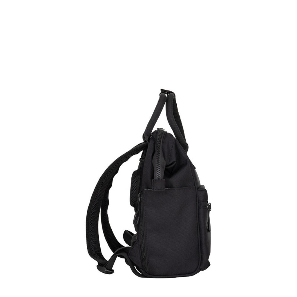 New Rebels New Rebels Valor Weverly School / Werktas Rugzak - 9,5L Stevig 900D Polyester 4 Compartimenten Laptopvak 14” Waterafstotend Black Stone