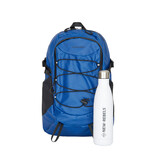 New Rebels New Rebels Hugo Brentwood Waterdichte Lichte Rugzak Hiking Rugtas van 11 Liter Navy Blauw