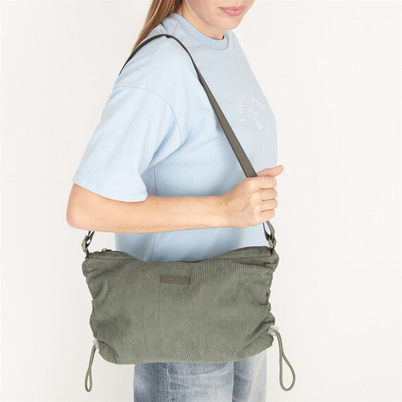 New Rebels Ribbi Rose Shoulder Bag 6.1L Ribbed Polyester