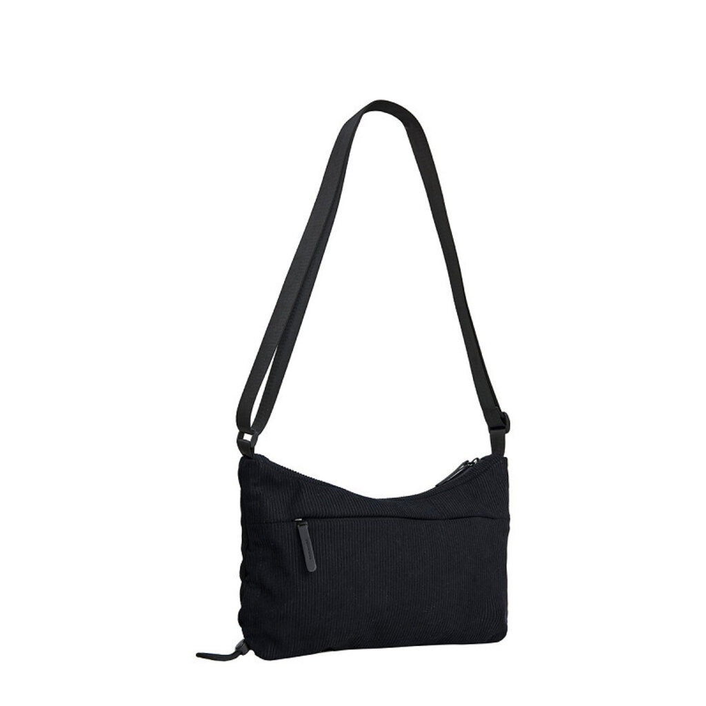 New Rebels New Rebels Ribbi Rose Schoudertas 6.1L Ribstof Polyester – Comfortabele dagelijkse crossbody - Zwart