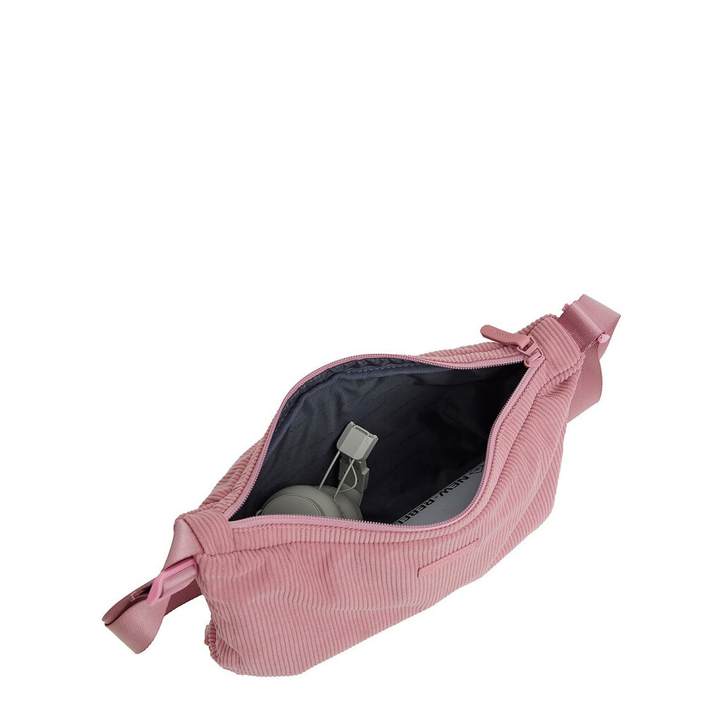New Rebels New Rebels Ribbi Rose Schoudertas 6.1L Ribstof Polyester – Comfortabele dagelijkse crossbody - Old Pink