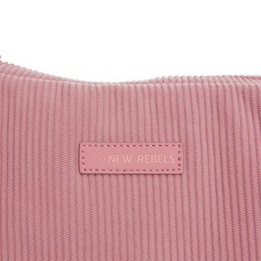 New Rebels New Rebels Ribbi Rose Umhängetasche 6,1 l Rippstoff Polyester – Bequeme Crossbody-Tasche für den Alltag – Altrosa