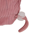 New Rebels New Rebels Ribbi Rose Schoudertas 6.1L Ribstof Polyester – Comfortabele dagelijkse crossbody - Old Pink