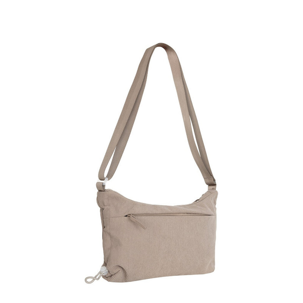 New Rebels New Rebels Ribbi Rose Umhängetasche 6,1 l Rippstoff Polyester – Bequeme Crossbody-Tasche für den Alltag – Taupe