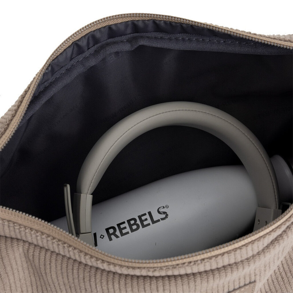 New Rebels New Rebels Ribbi Rose Umhängetasche 6,1 l Rippstoff Polyester – Bequeme Crossbody-Tasche für den Alltag – Taupe