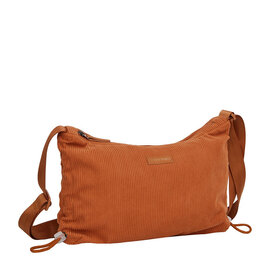 New Rebels Ribbi Rose Umhängetasche 6,1 l Rippstoff Polyester – Bequeme Crossbody-Tasche für den Alltag – Coffee Brown