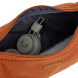 New Rebels New Rebels Ribbi Rose Schoudertas 6.1L Ribstof Polyester – Comfortabele dagelijkse crossbody - Coffee Brown