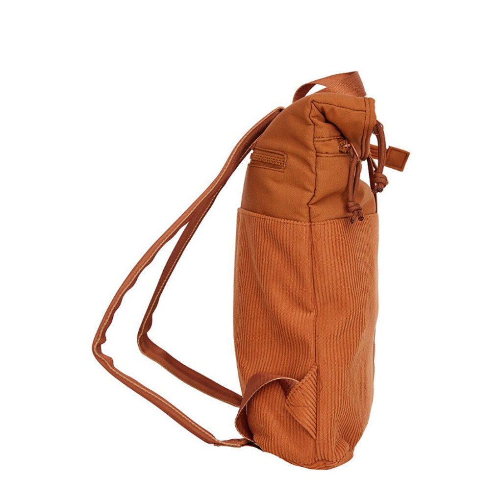 New Rebels New Rebels Ribbi Los Angeles Rolltop Rugzak Mini Coffee Brown - 13 L