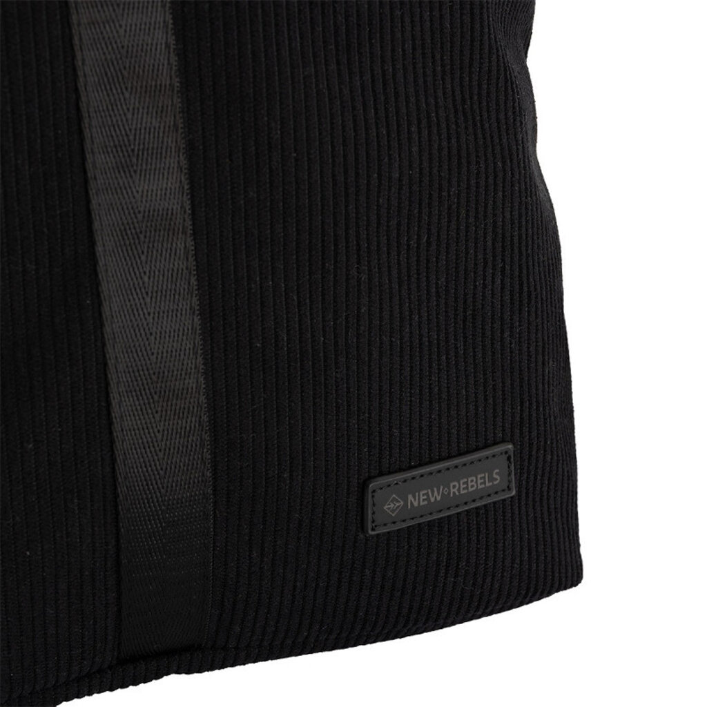 New Rebels New Rebels Ribbi Los Angeles Rolltop Rucksack Mini Schwarz – 13 l