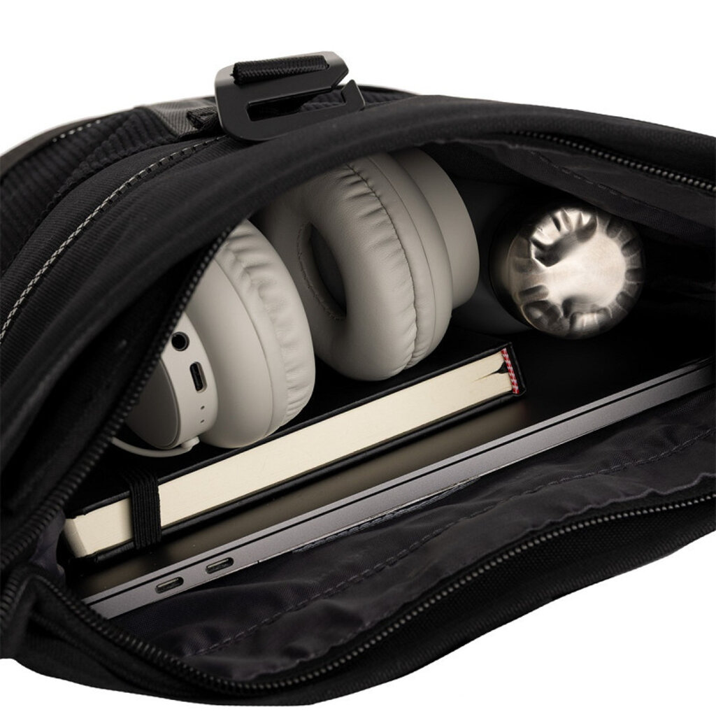 New Rebels New Rebels Ribbi Los Angeles Rolltop Rucksack Mini Schwarz – 13 l