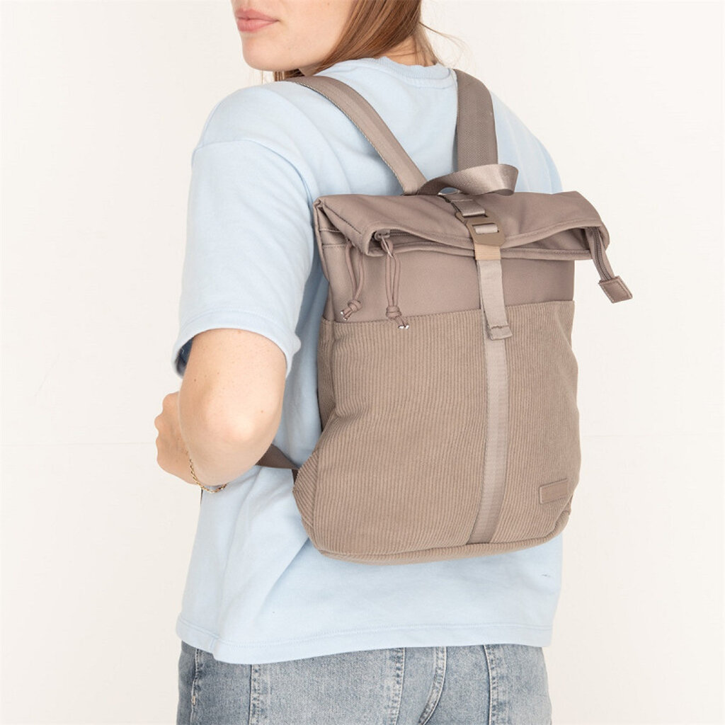 New Rebels New Rebels Ribbi Los Angeles Rolltop Backpack Mini Taupe - 13 L