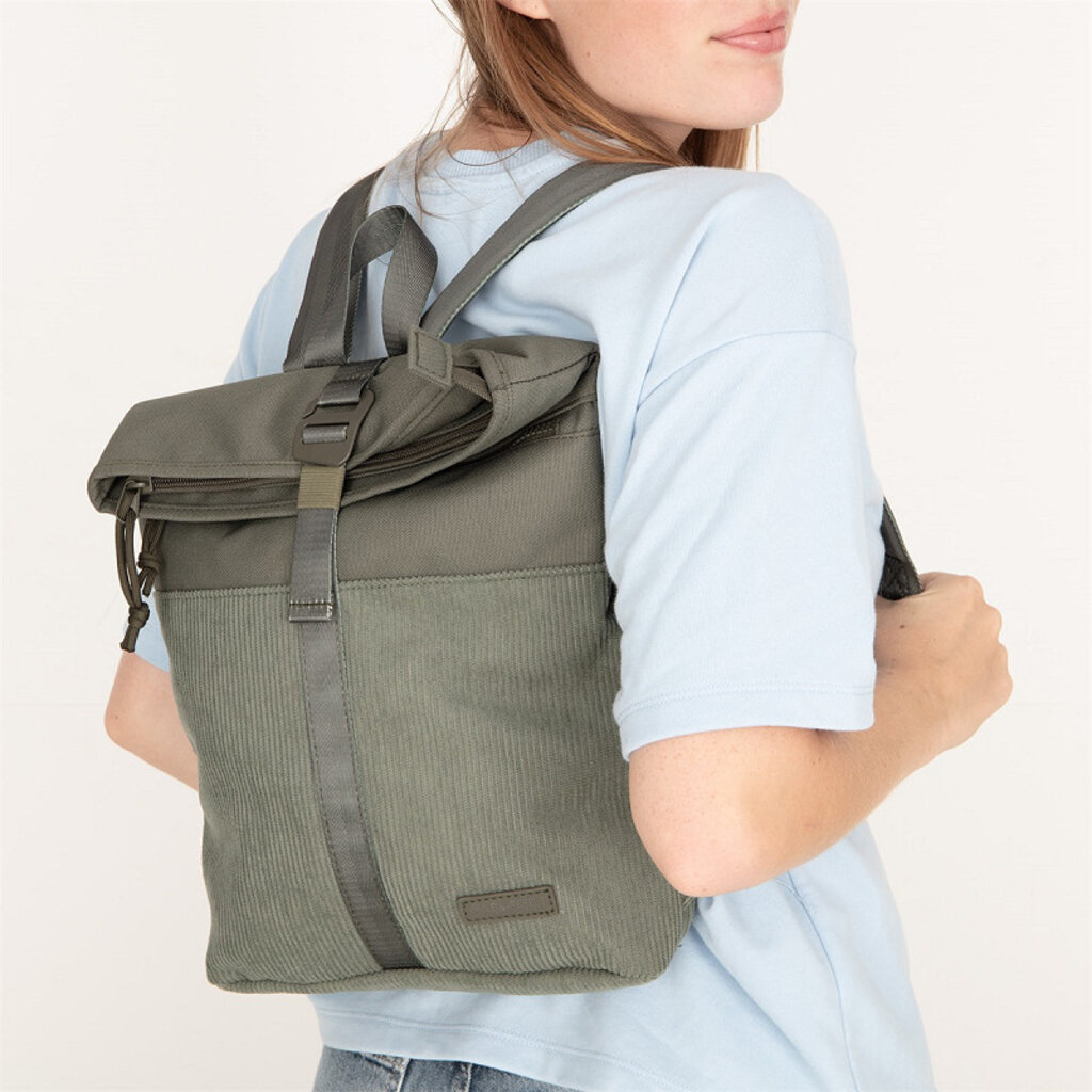 New Rebels New Rebels Ribbi Los Angeles Rolltop Backpack Mini Sage Green - 13 L