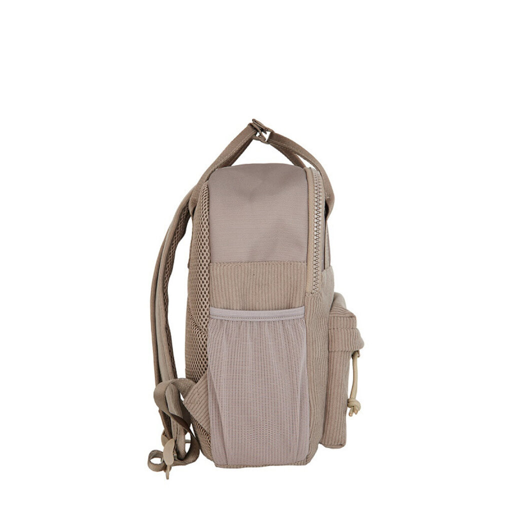 New Rebels New Rebels Ribbi Juno Handel Rucksack mini – Rippstoff 900D Polyester 7L Leicht & bequem – 23 x 10 x 31 cm – Damen- & Herrenrucksack Taupe