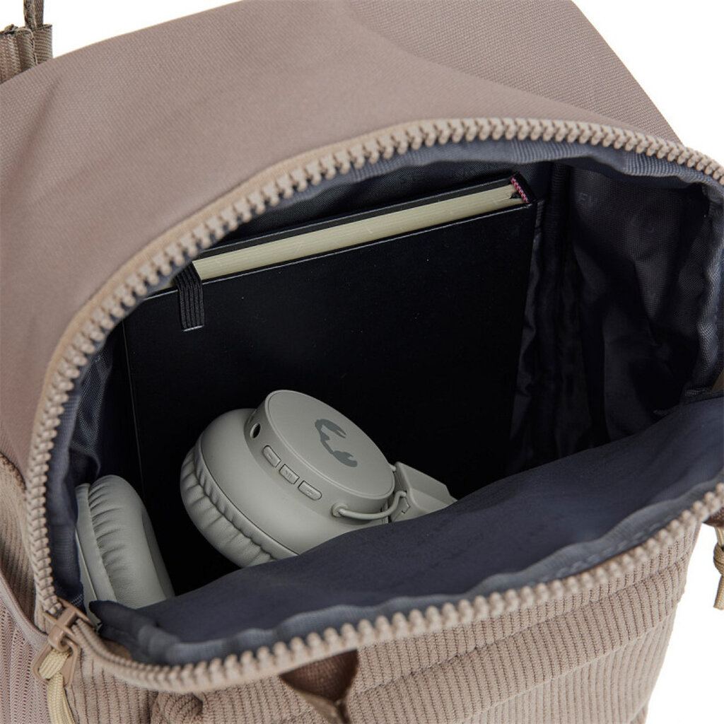 New Rebels New Rebels Ribbi Juno Handel Rucksack mini – Rippstoff 900D Polyester 7L Leicht & bequem – 23 x 10 x 31 cm – Damen- & Herrenrucksack Taupe