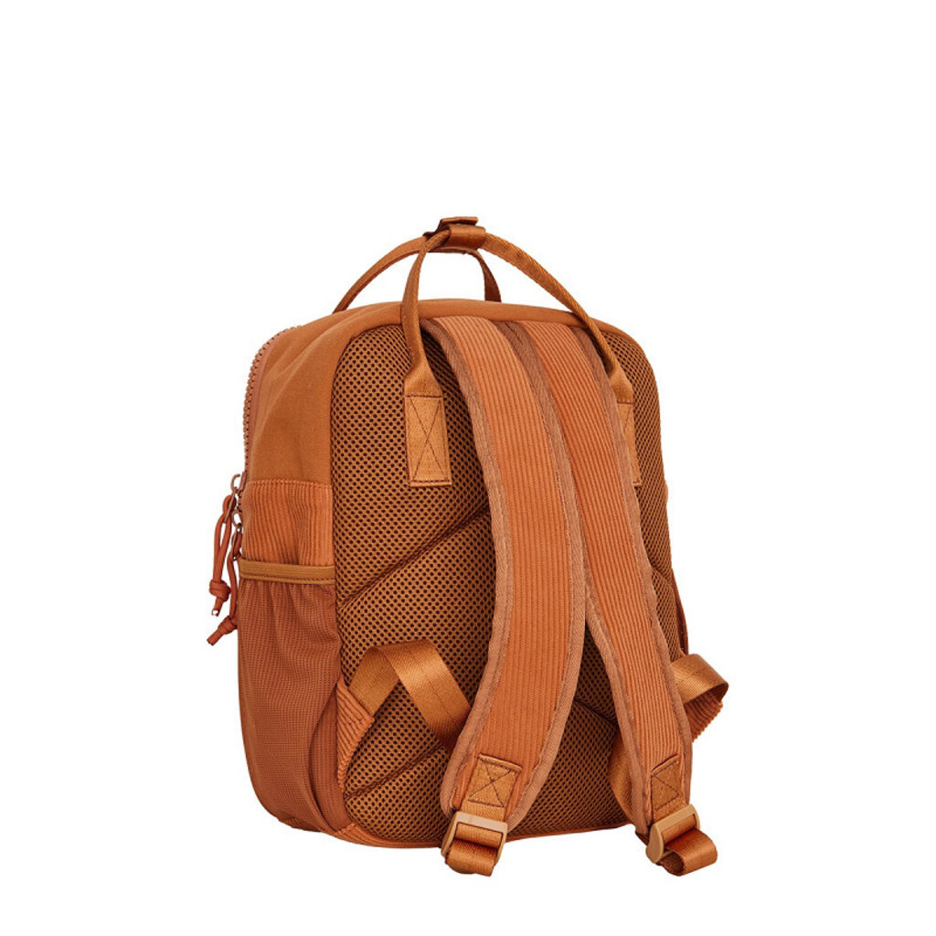 New Rebels New Rebels Ribbi Juno Handel Rucksack Mini – Rippstoff 900D Polyester 13 l Leicht & bequem – 23 x 10 x 31 cm – Damen- & Herrenrucksack Coffee Brown