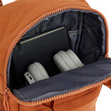 New Rebels New Rebels Ribbi Juno Handel Backpack mini – Ribstof 900D Polyester 13L Lichtgewicht & Comfortabel – 23x10x31 cm – Dames & Heren Rugzak Coffee Brown