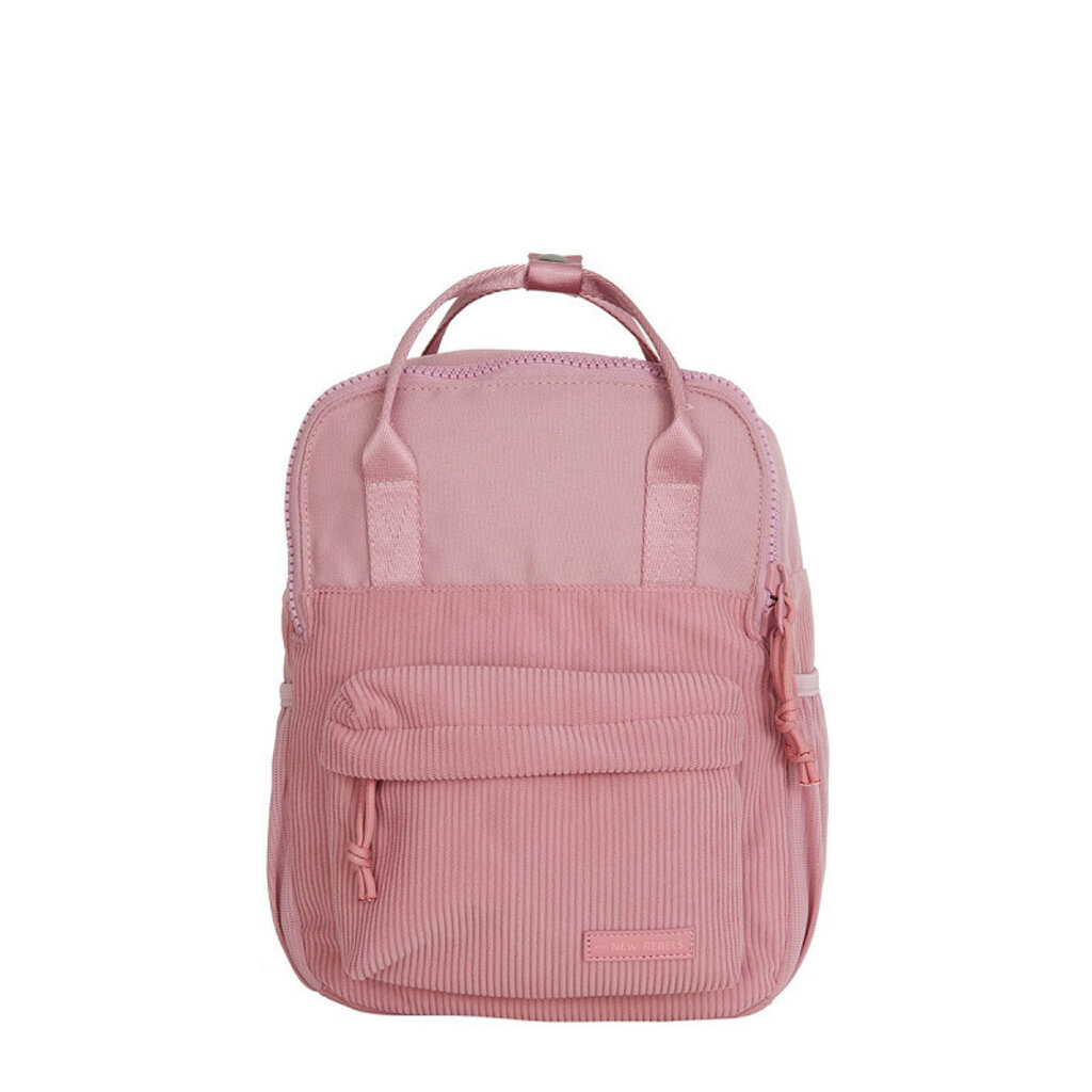 New Rebels New Rebels Ribbi Juno Handel Rucksack mini – Rippstoff 900D Polyester 7L Leicht & bequem – 23 x 10 x 31 cm – Damen- & Herrenrucksack Old Pink