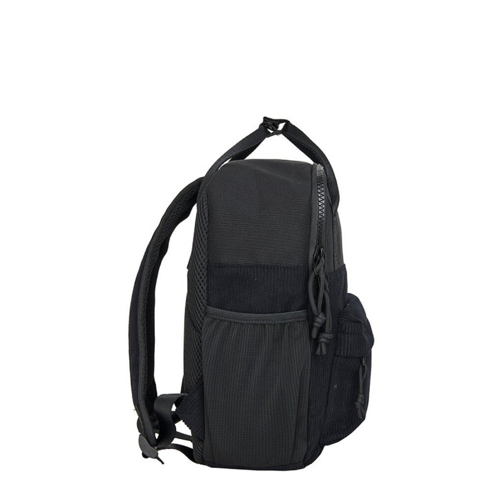 New Rebels New Rebels Ribbi Juno Handel Backpack mini – Ribbed fabric 900D Polyester 7L Lightweight & Comfortable – 23x10x31 cm – Women's & Men's Backpack Black