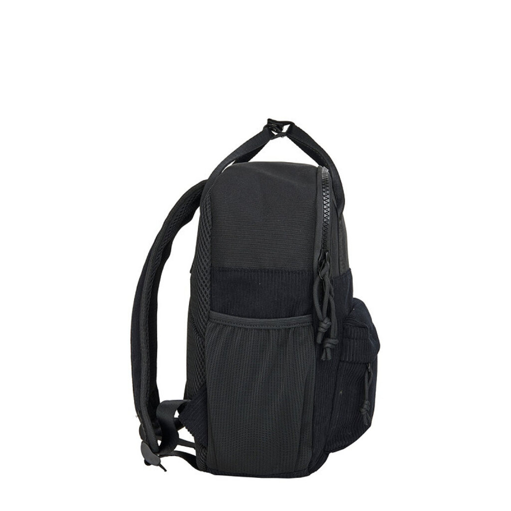 New Rebels New Rebels Ribbi Juno Handel Rucksack mini – Rippstoff 900D Polyester 7L Leicht & bequem – 23 x 10 x 31 cm – Damen- & Herrenrucksack Schwarz