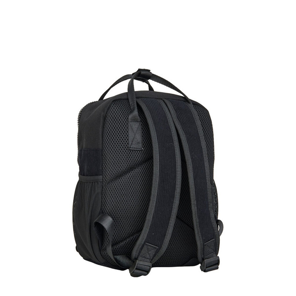 New Rebels New Rebels Ribbi Juno Handel Rucksack mini – Rippstoff 900D Polyester 7L Leicht & bequem – 23 x 10 x 31 cm – Damen- & Herrenrucksack Schwarz