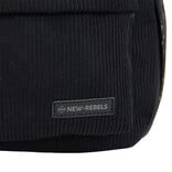 New Rebels New Rebels Ribbi Juno Handel Backpack mini – Ribbed fabric 900D Polyester 7L Lightweight & Comfortable – 23x10x31 cm – Women's & Men's Backpack Black