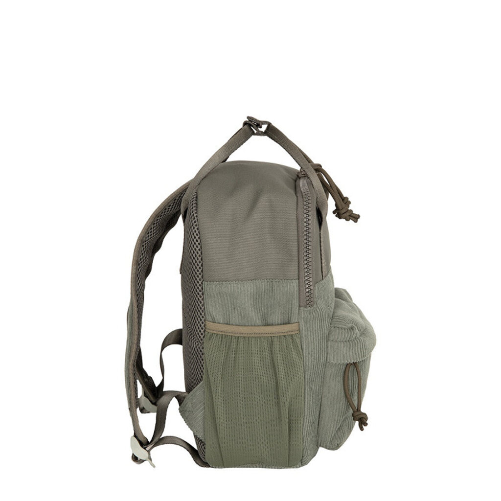 New Rebels New Rebels Ribbi Juno Handel Backpack mini – Ribstof 900D Polyester 7L Lichtgewicht & Comfortabel – 23x10x31 cm – Dames & Heren Rugzak Sage Green