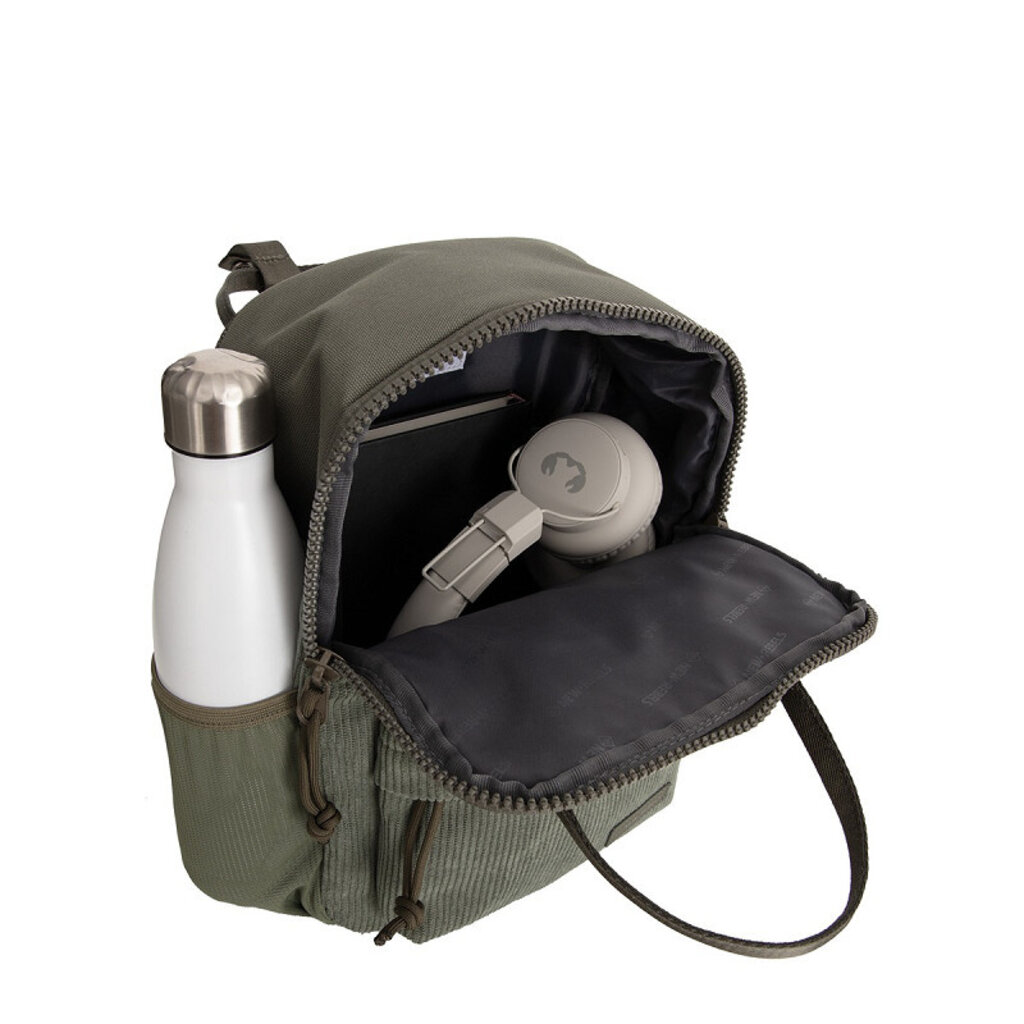 New Rebels New Rebels Ribbi Juno Handel Backpack mini – Ribstof 900D Polyester 7L Lichtgewicht & Comfortabel – 23x10x31 cm – Dames & Heren Rugzak Sage Green