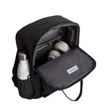 New Rebels New Rebels Los Angeles Ribbi Rolltop Rugzak 13L – Stevig Rib Polyester – Lichtgewicht Schooltas & Werktas - Black