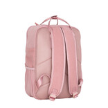 New Rebels New Rebels Los Angeles Ribbi Rolltop Backpack 13L – Sturdy Rib Polyester – Lightweight School Bag & Work Bag - Old Pink