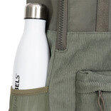 New Rebels New Rebels Los Angeles Ribbi Rolltop Rugzak 13L – Stevig Rib Polyester – Lichtgewicht Schooltas & Werktas - Sage Green