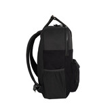 New Rebels New Rebels SpringfieldRibbi  Rucksack 13L – Robustes Rib-Polyester – Leichte Schultasche & Arbeitstasche – Schwarz