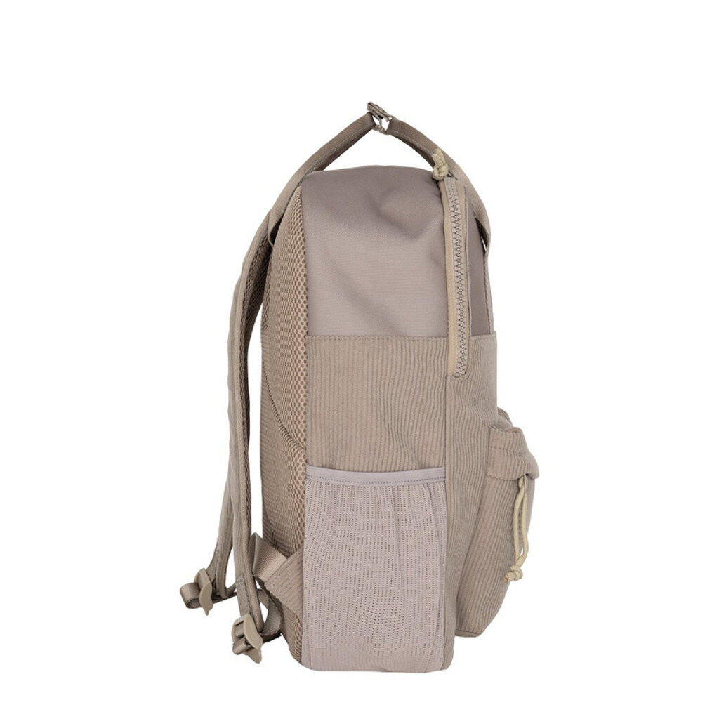 New Rebels New Rebels Springfield Ribbi  Rucksack 13L – Robustes Rib-Polyester – Leichte Schultasche & Arbeitstasche – Taupe
