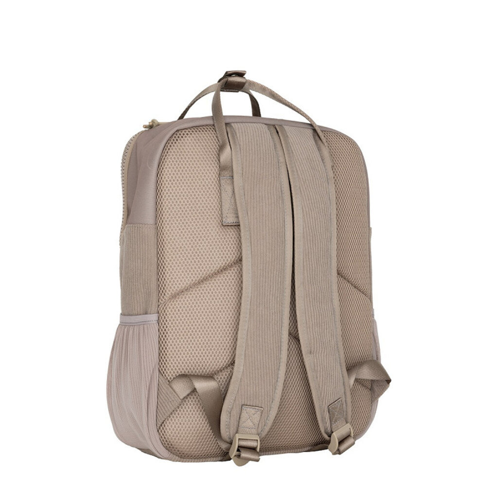 New Rebels New Rebels Springfield Ribbi  Rucksack 13L – Robustes Rib-Polyester – Leichte Schultasche & Arbeitstasche – Taupe