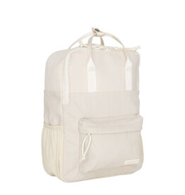 New Rebels New Rebels Springfield Ribbi  Backpack 13L – Sturdy Rib Polyester – Lightweight School Bag & Work Bag - Beige