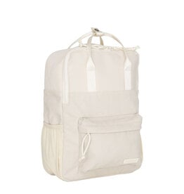 New Rebels New Rebels Springfield Ribbi  Rugzak 13L – Stevig Rib Polyester – Lichtgewicht Schooltas & Werktas - Beige