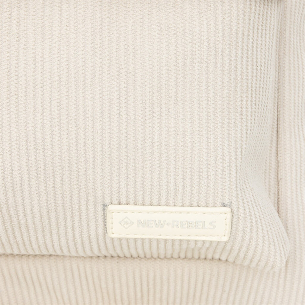 New Rebels New Rebels Springfield Ribbi  Rugzak 13L – Stevig Rib Polyester – Lichtgewicht Schooltas & Werktas - Beige