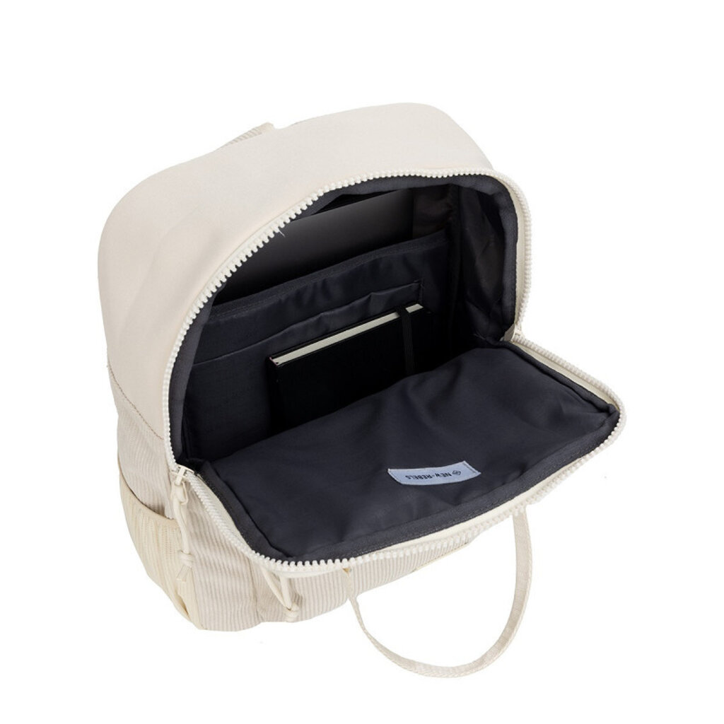 New Rebels New Rebels Springfield Ribbi  Rucksack 13L – Robustes Rib-Polyester – Leichte Schultasche & Arbeitstasche – Beige
