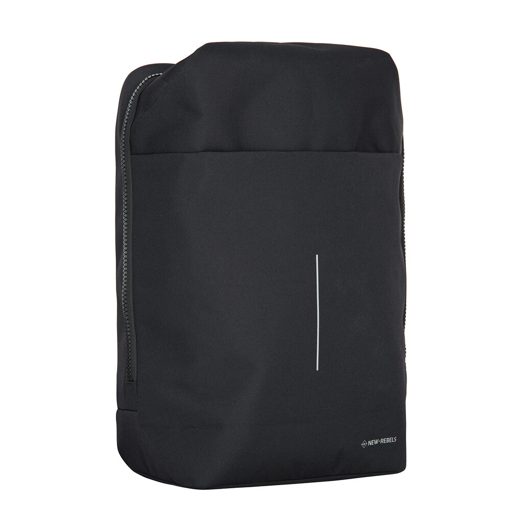 New Rebels New Rebels Valor Cranston Backpack – Comfortabele Waterafstotende Rugtas – 19L - Zwart