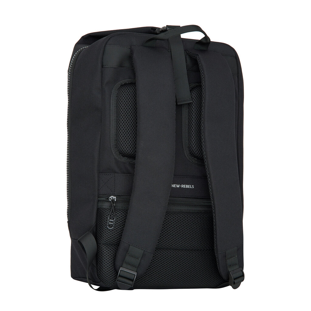 New Rebels New Rebels Valor Cranston Backpack – Comfortabele Waterafstotende Rugtas – 19L - Zwart