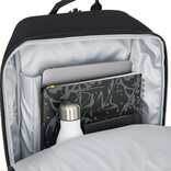 New Rebels New Rebels Valor Cranston Rucksack – Bequemer wasserabweisender Rucksack – 19 l – Schwarz