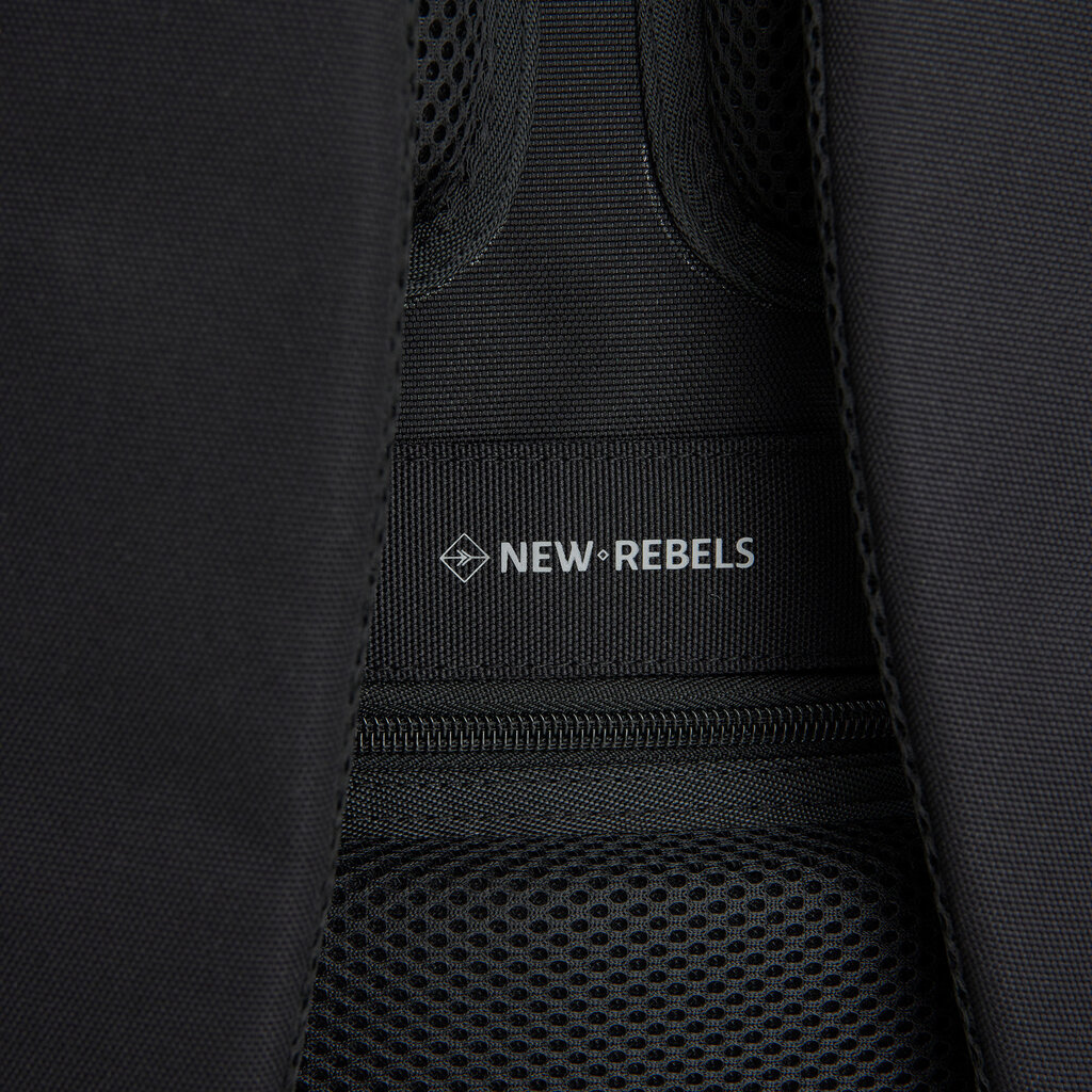 New Rebels New Rebels Valor Cranston Backpack – Comfortabele Waterafstotende Rugtas – 19L - Zwart