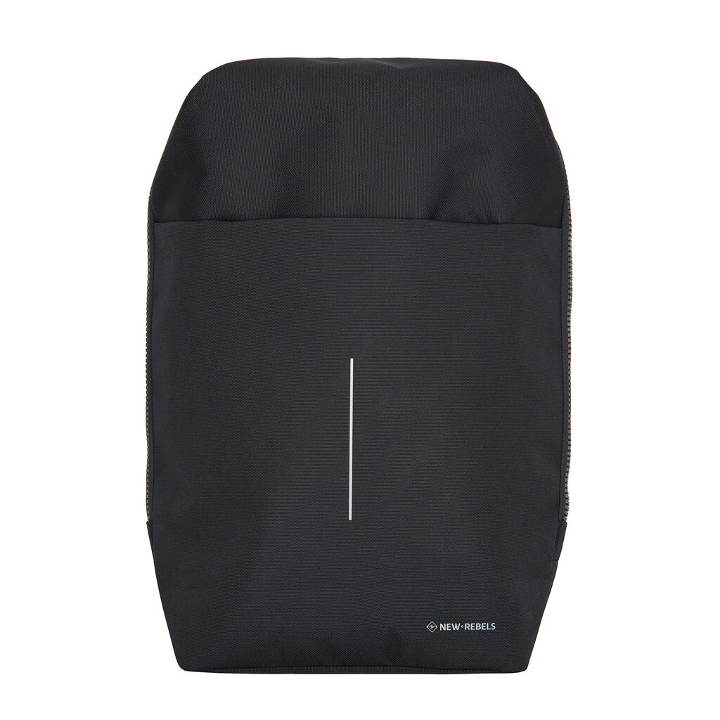 New Rebels New Rebels Valor Cranston Rucksack – Bequemer wasserabweisender Rucksack – 19 l – Schwarz