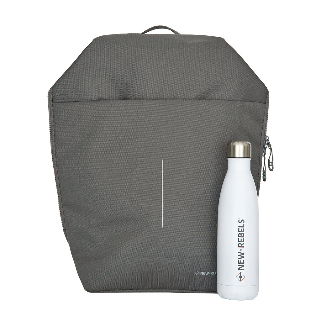 New Rebels New Rebels Valor Cranston Backpack – Comfortable Water-Repellent Backpack – 19L - Anthracite