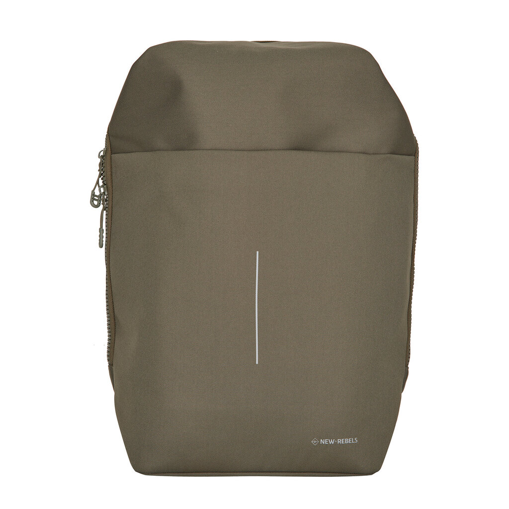 New Rebels New Rebels Valor Cranston Rucksack – Bequemer wasserabweisender Rucksack – 19 l – Olivgrün