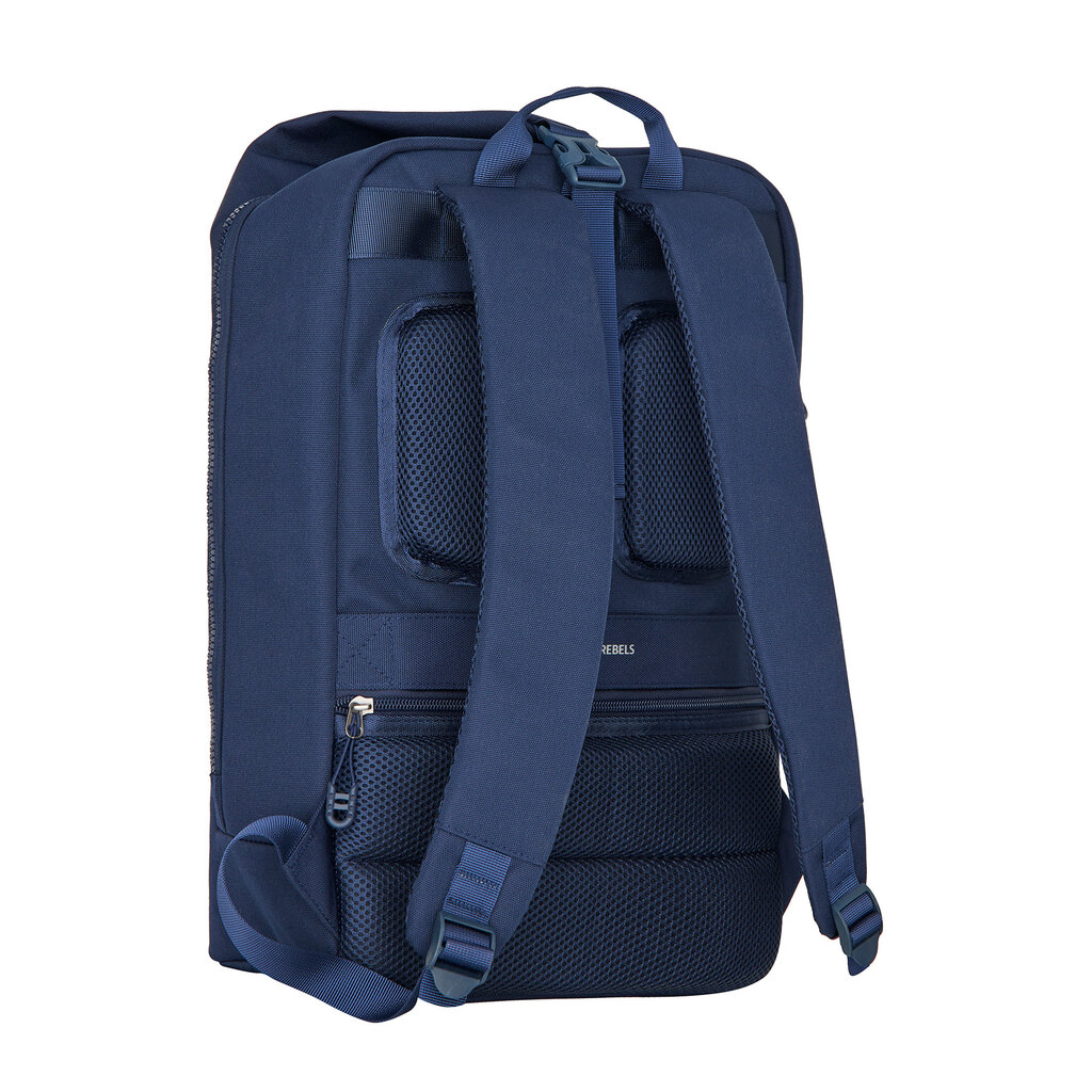 New Rebels New Rebels Valor Cranston Rucksack – Bequemer wasserabweisender Rucksack – 19 l – Navy