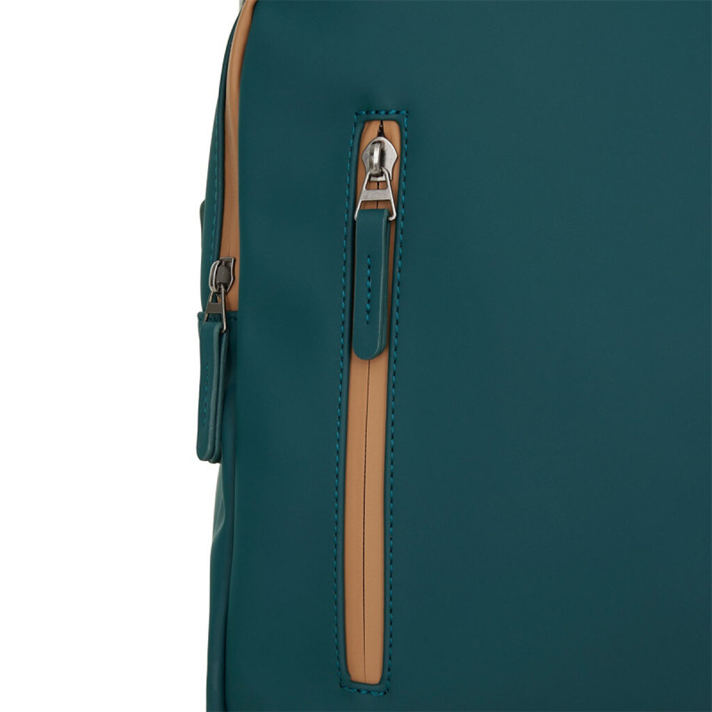 New Rebels Ferron  Milwaukee 19 Liter  Laptoprugzak – Waterafstotend PU, Geschikt voor 15,6″ Laptop 19L Petrol