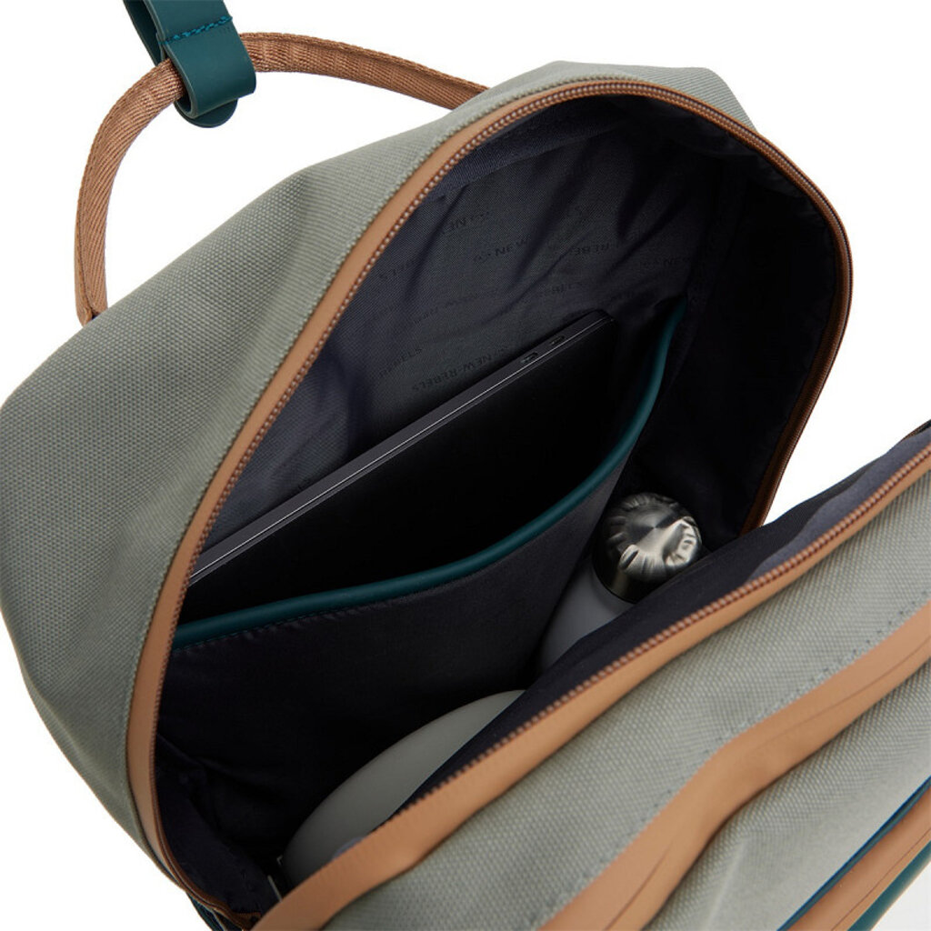New Rebels Ferron  Milwaukee 19 Liter  Laptoprugzak – Waterafstotend PU, Geschikt voor 15,6″ Laptop 19L Petrol