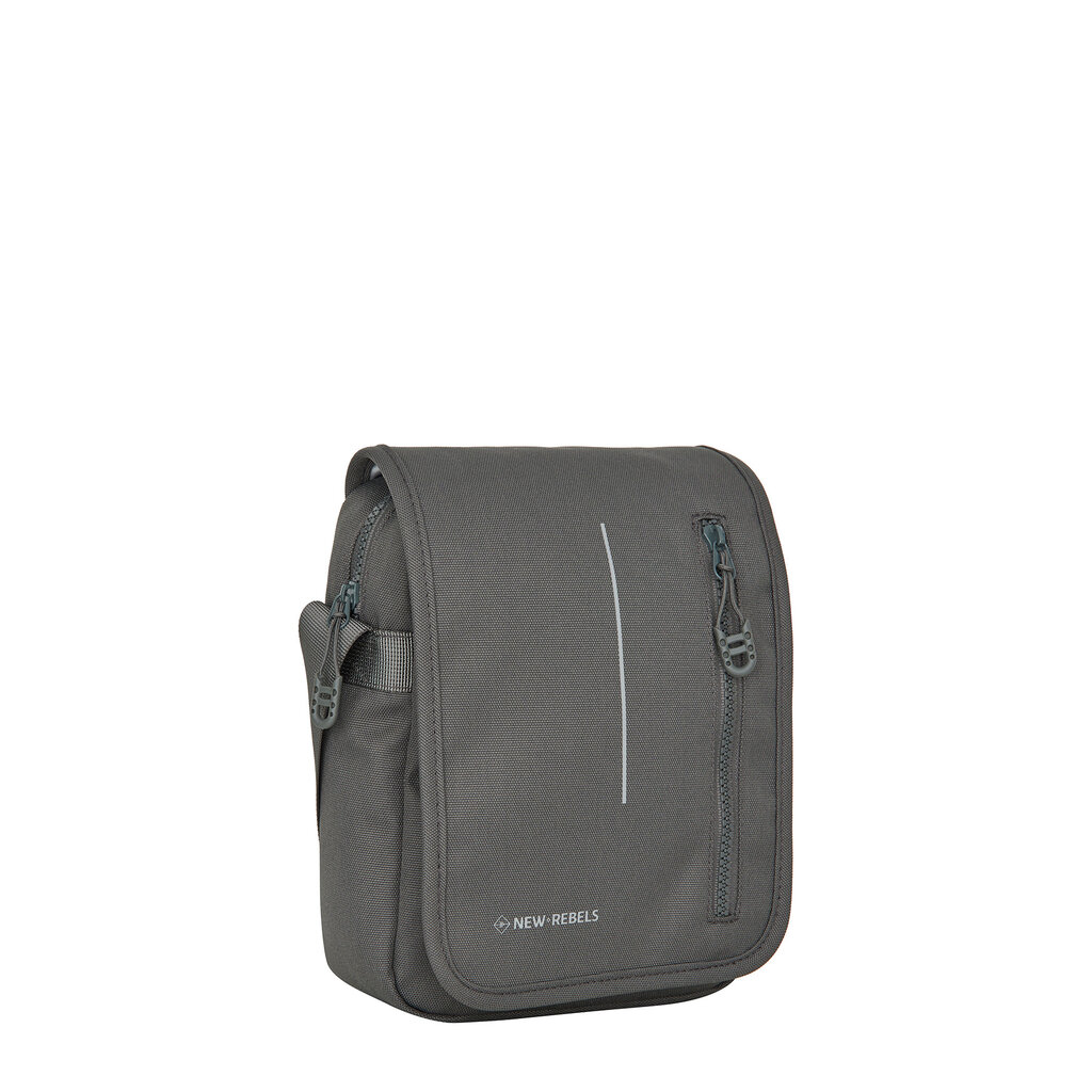 New Rebels New Rebels Valor Cincinnati Flapover Anthracite – Water-resistant Shoulder Bag – 2.9 L