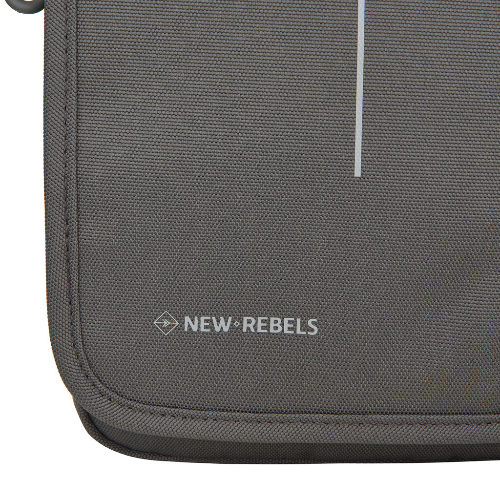New Rebels New Rebels Valor Cincinnati Flapover Anthracite – Water-resistant Shoulder Bag – 2.9 L