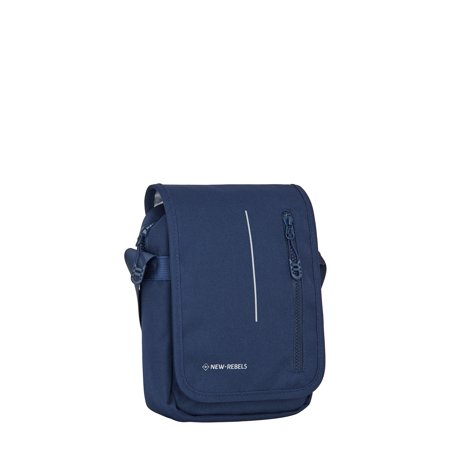 New Rebels Valor Cincinnati Flapover Navy - Waterbestendige Schoudertas - 2.9 L